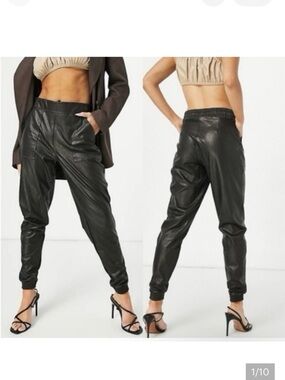 Spanx Faux Leather Joggers